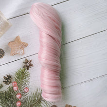 Load image into Gallery viewer, Ponytail Cotton Doll Chemical Fiber Wig Chemical Fiber Clamping BJD SD Doll Hair 20cm Purple Doll Long Curly Hair Ponytail
