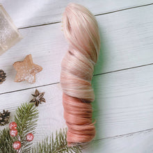 Load image into Gallery viewer, Ponytail Cotton Doll Chemical Fiber Wig Chemical Fiber Clamping BJD SD Doll Hair 20cm Purple Doll Long Curly Hair Ponytail
