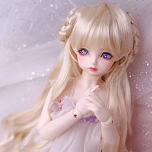 Load image into Gallery viewer, 1/6 BJD Dolls Short Long Hair High Temperature Fiber Soft Silk Doll Wig Colorful Wig Multi-color Doll's Accessories
