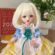 Load image into Gallery viewer, 1/6 BJD Dolls Short Long Hair High Temperature Fiber Soft Silk Doll Wig Colorful Wig Multi-color Doll's Accessories
