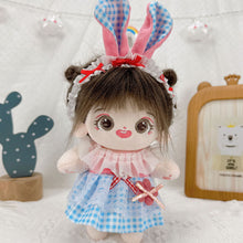 Load image into Gallery viewer, 20CM Cotton Doll Rompers Cartoon Plush Doll Replacement Outfit Playing House Accessories Mini Clothes
