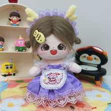 Load image into Gallery viewer, 20CM Cotton Doll Rompers Cartoon Plush Doll Replacement Outfit Playing House Accessories Mini Clothes

