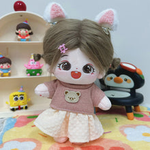 Load image into Gallery viewer, 20CM Cotton Doll Rompers Cartoon Plush Doll Replacement Outfit Playing House Accessories Mini Clothes
