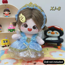 Load image into Gallery viewer, 20CM Cotton Doll Rompers Cartoon Plush Doll Replacement Outfit Playing House Accessories Mini Clothes
