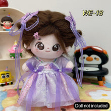 Load image into Gallery viewer, 20CM Cotton Doll Rompers Cartoon Plush Doll Replacement Outfit Playing House Accessories Mini Clothes
