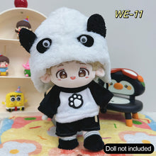 Load image into Gallery viewer, 20CM Cotton Doll Rompers Cartoon Plush Doll Replacement Outfit Playing House Accessories Mini Clothes
