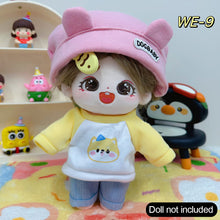 Load image into Gallery viewer, 20CM Cotton Doll Rompers Cartoon Plush Doll Replacement Outfit Playing House Accessories Mini Clothes
