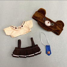 Load image into Gallery viewer, 20CM Cotton Doll Rompers Cartoon Plush Doll Replacement Outfit Playing House Accessories Mini Clothes
