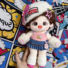 Load image into Gallery viewer, 20CM Cotton Doll Rompers Cartoon Plush Doll Replacement Outfit Playing House Accessories Mini Clothes
