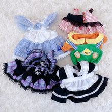 Load image into Gallery viewer, 20CM Cotton Doll Rompers Cartoon Plush Doll Replacement Outfit Playing House Accessories Mini Clothes
