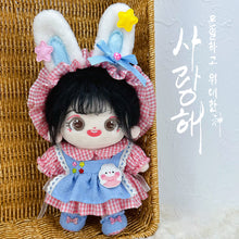Load image into Gallery viewer, 20CM Cotton Doll Rompers Cartoon Plush Doll Replacement Outfit Playing House Accessories Mini Clothes
