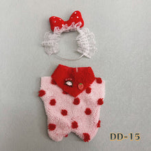Load image into Gallery viewer, 20CM Cotton Doll Rompers Cartoon Plush Doll Replacement Outfit Dress Playing House Accessories Mini Clothes
