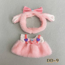 Load image into Gallery viewer, 20CM Cotton Doll Rompers Cartoon Plush Doll Replacement Outfit Dress Playing House Accessories Mini Clothes
