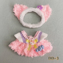 Load image into Gallery viewer, 20CM Cotton Doll Rompers Cartoon Plush Doll Replacement Outfit Dress Playing House Accessories Mini Clothes
