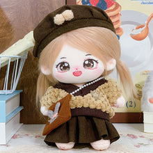 Load image into Gallery viewer, 20CM Cotton Doll Rompers Cartoon Plush Doll Replacement Outfit Dress Playing House Accessories Mini Clothes
