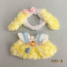 Load image into Gallery viewer, 20CM Cotton Doll Rompers Cartoon Plush Doll Replacement Outfit Dress Playing House Accessories Mini Clothes
