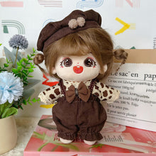 Load image into Gallery viewer, 20CM Cotton Doll Rompers Cartoon Plush Doll Replacement Outfit Dress Playing House Accessories Mini Clothes
