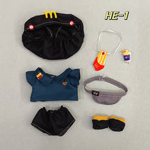Load image into Gallery viewer, 20CM Cotton Doll Rompers Cartoon Plush Doll Replacement Outfit Dress Playing House Accessories Mini Clothes
