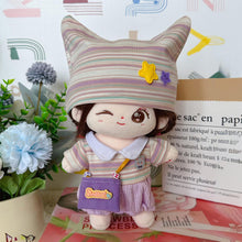 Load image into Gallery viewer, 20CM Cotton Doll Rompers Cartoon Plush Doll Replacement Outfit Dress Playing House Accessories Mini Clothes
