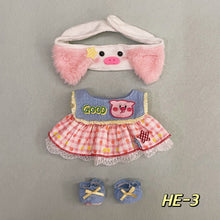 Load image into Gallery viewer, 20CM Cotton Doll Rompers Cartoon Plush Doll Replacement Outfit Dress Playing House Accessories Mini Clothes
