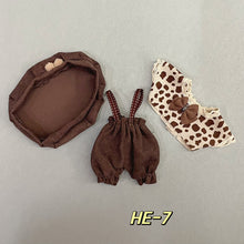 Load image into Gallery viewer, 20CM Cotton Doll Rompers Cartoon Plush Doll Replacement Outfit Dress Playing House Accessories Mini Clothes
