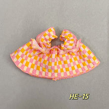 Load image into Gallery viewer, 20CM Cotton Doll Rompers Cartoon Plush Doll Replacement Outfit Dress Playing House Accessories Mini Clothes
