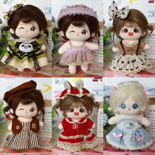 Load image into Gallery viewer, 20CM Cotton Doll Rompers Cartoon Plush Doll Replacement Outfit Playing House Accessories Mini Clothes
