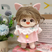 Load image into Gallery viewer, 20CM Cotton Doll Rompers Cartoon Plush Doll Replacement Outfit Playing House Accessories Mini Clothes
