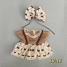 Load image into Gallery viewer, 20CM Cotton Doll Rompers Cartoon Plush Doll Replacement Outfit Playing House Accessories Mini Clothes
