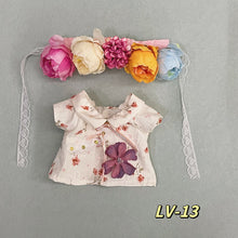 Load image into Gallery viewer, 20CM Cotton Doll Rompers Cartoon Plush Doll Replacement Outfit Playing House Accessories Mini Clothes
