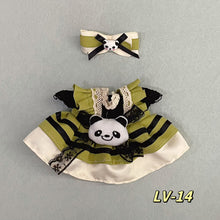 Load image into Gallery viewer, 20CM Cotton Doll Rompers Cartoon Plush Doll Replacement Outfit Playing House Accessories Mini Clothes
