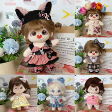 Load image into Gallery viewer, 20CM Cotton Doll Rompers Cartoon Plush Doll Replacement Outfit Playing House Accessories Mini Clothes
