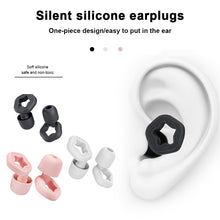 Load image into Gallery viewer, Soft Silicone Soundproof Sleep Ear Plugs Noise Reduction Filter for Ears Earplug Professional Anti-Noise Sponge Sleeping Earplugs
