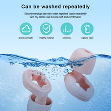 Load image into Gallery viewer, Soft Silicone Soundproof Sleep Ear Plugs Noise Reduction Filter for Ears Earplug Professional Anti-Noise Sponge Sleeping Earplugs
