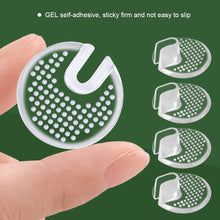 Load image into Gallery viewer, Small Round Dot Anti Slip Clip Foot Flip Flop GEL Transparent Anti Wear Front Half Cushion Clip Foot High Heels Herringbone Style Foot Pad
