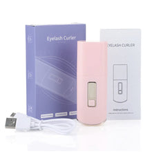 Load image into Gallery viewer, Electric Portable Smiling Shark Eyelashes Curls Small Heated Eyelash Curler Long Lasting Electric Heated Comb Makeup Tool
