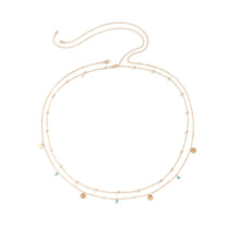 Load image into Gallery viewer, Fashion Sexy Imitation Rhinestone Metal Chain Waist Chain Women Summer Beach Body Chain Boho Beach Waist Chain Jewelry
