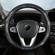Load image into Gallery viewer, Car Steering Wheel Covers 38cm Breathability Skidproof Imitation Sheepskin Leather Steering Wheel Covers Accessories
