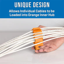 Load image into Gallery viewer, Network Carding Device Cable Comb Fireproof ABS Plastic Generic Cabling Category 5 And 6 Network Cables Laying And Carding Tools
