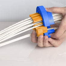 Load image into Gallery viewer, Network Carding Device Cable Comb Fireproof ABS Plastic Generic Cabling Category 5 And 6 Network Cables Laying And Carding Tools
