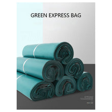 Load image into Gallery viewer, 100Pcs/Pack Plastic Courier Green Bag Express Packaging Bags Thicken Clothing Waterproof Mailing Bags Self Seal Envelope Pouch
