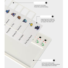 Load image into Gallery viewer, Portable Chore Chart Memo Board, To Do List Checklist Board Detachable Reusable DIY Message Home Travel Planning Reminder Chart
