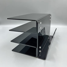 Load image into Gallery viewer, Keyboard Mouse Desktop Organizer Acrylic 3 Tier Stand Frame Shelf Lightweight Keyboard Storage Tool For Study Room Exhibition
