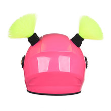Load image into Gallery viewer, 2Pcs Motorcycle Helmet Braids Wig Woman Lady Loose Wig Braid Motorbike Helmet Pigtails Decoration For Women Men Children
