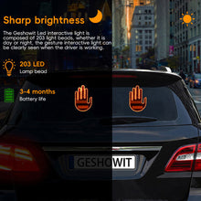 Load image into Gallery viewer, LED Car Finger Light with Remote Control Cool Funny Car Interior Light Finger Up LED Middle Finger Hand Lamp Car Accessories
