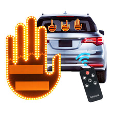 Load image into Gallery viewer, LED Car Finger Light with Remote Control Cool Funny Car Interior Light Finger Up LED Middle Finger Hand Lamp Car Accessories

