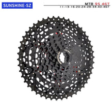 Load image into Gallery viewer, MTB Bike Road Bicycle Freewheel 11V 12V 42/46/50T 52T for M5100 M6100 M7100 HG Hub SUNSHINE Black Cassette 8S 9S 10S 11S 12S
