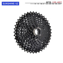Load image into Gallery viewer, MTB Bike Road Bicycle Freewheel 11V 12V 42/46/50T 52T for M5100 M6100 M7100 HG Hub SUNSHINE Black Cassette 8S 9S 10S 11S 12S
