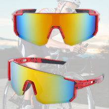 Load image into Gallery viewer, Dazzling Outdoor Sports Riding Glasses UV Protection HD Sunglasses Windproof Dust Protection Large Frame Goggles
