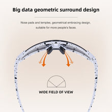 Load image into Gallery viewer, Dazzling Outdoor Sports Riding Glasses UV Protection HD Sunglasses Windproof Dust Protection Large Frame Goggles
